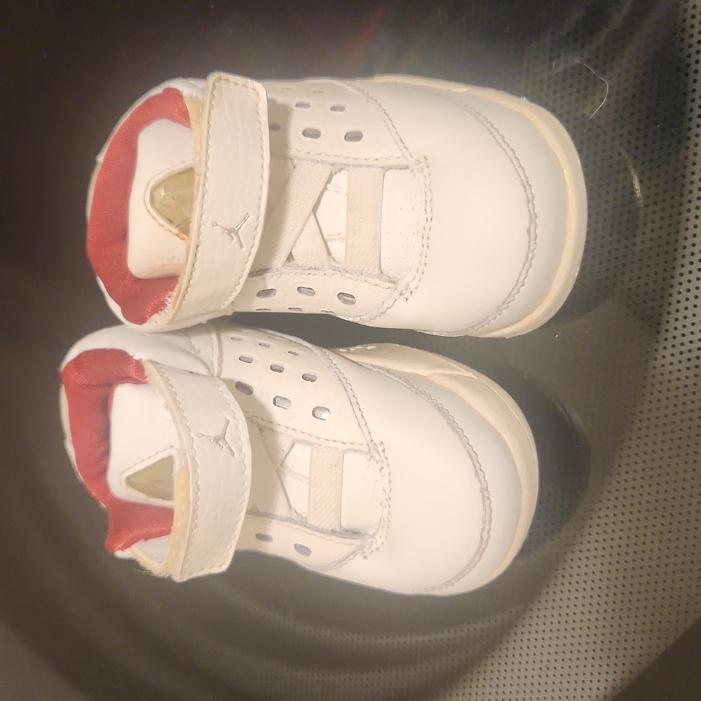 V.5 Air Jordan White and Red